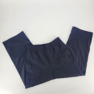 Lululemon athletica women's high rise straight leg crop trouser pant black